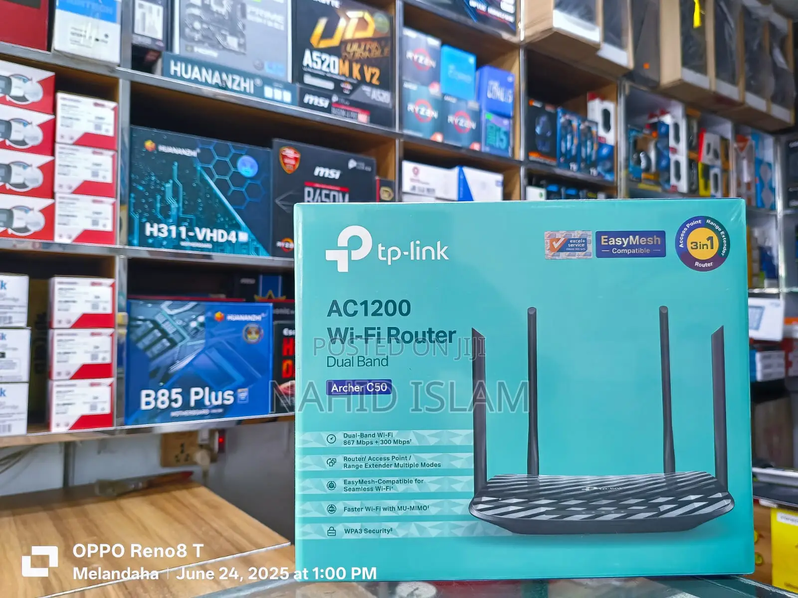 Tp-Link Archer C50 Ac1200 Ethernet Dual-Band Wi-Fi Router