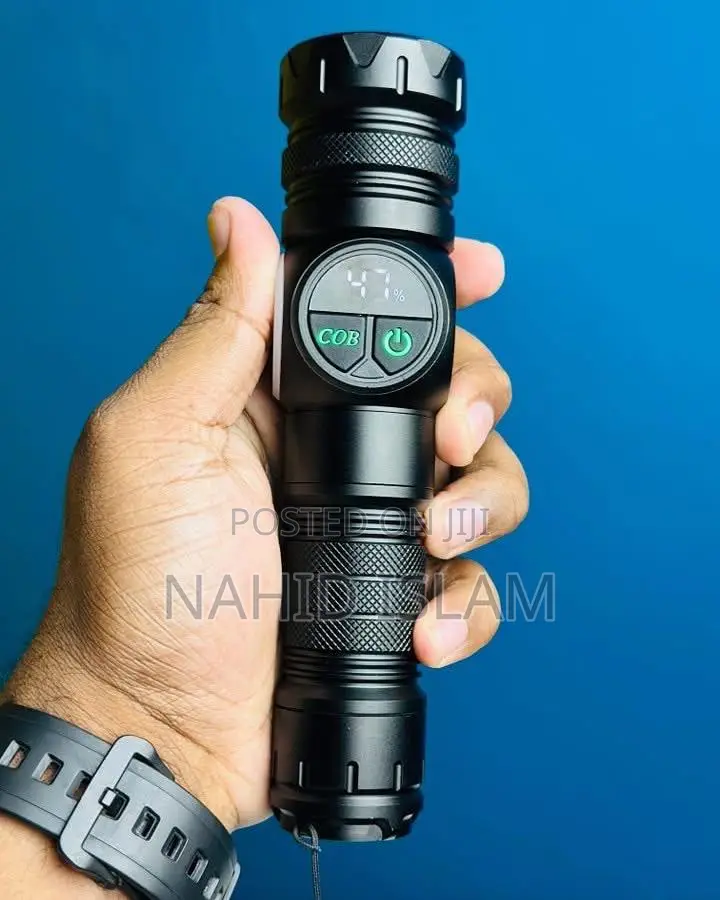  Rechargeable Flashlight 10w Cob + Led Torchlight