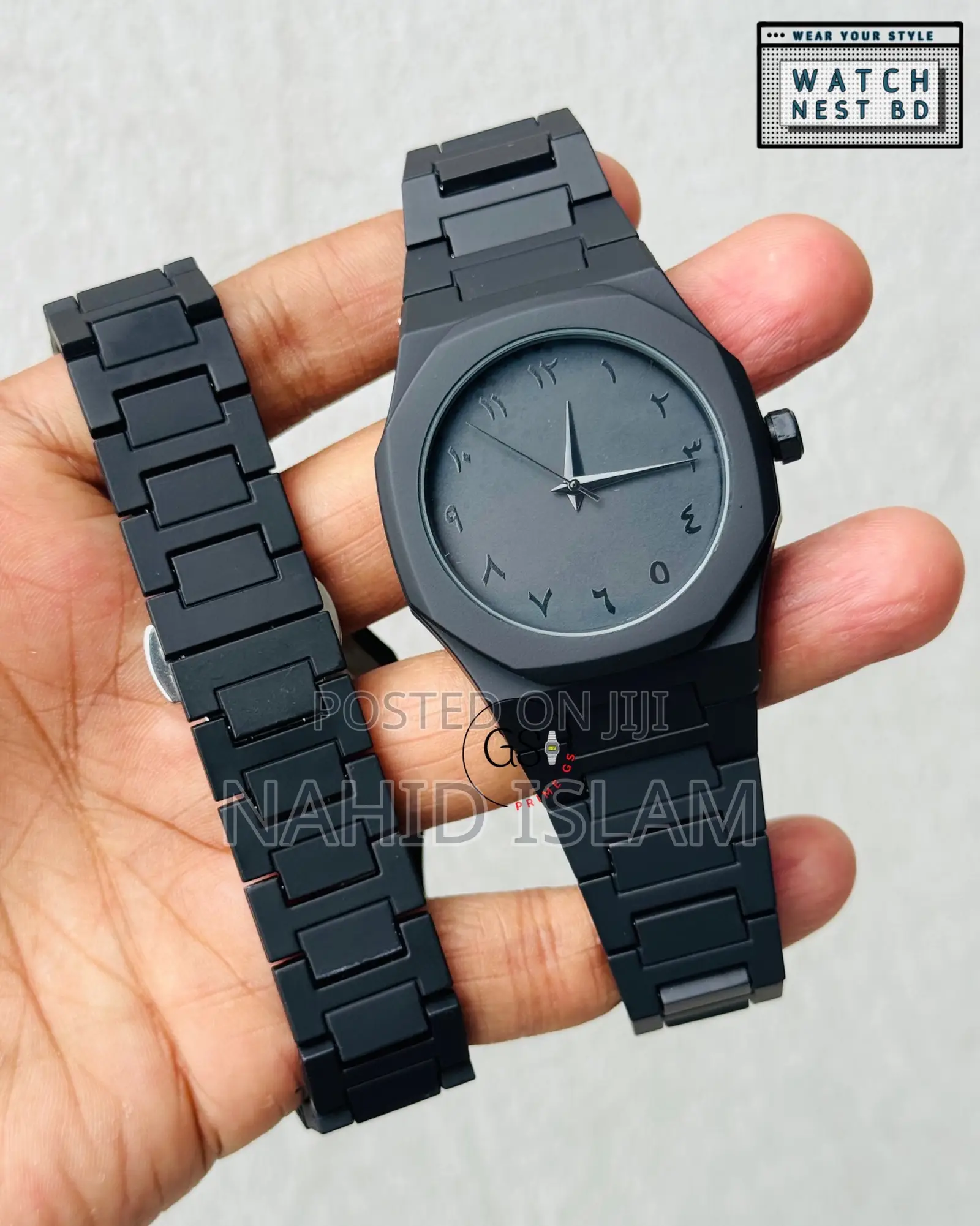 D1 Milano Watches Poly Carbon Arabic