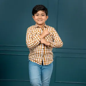 Photo - Boys Long Sleeve Check Shirt