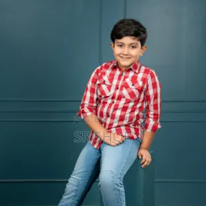 Boys Long Sleeve Check Shirt