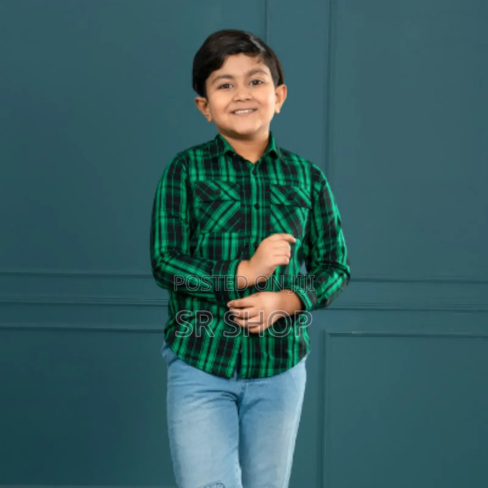 Boys Long Sleeve Check Shirt