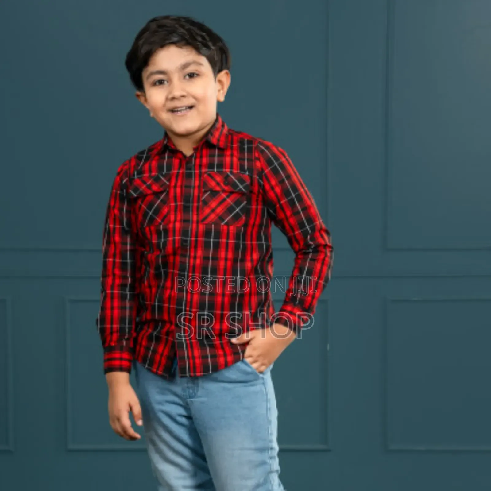 Boys Long Sleeve Check Shirt