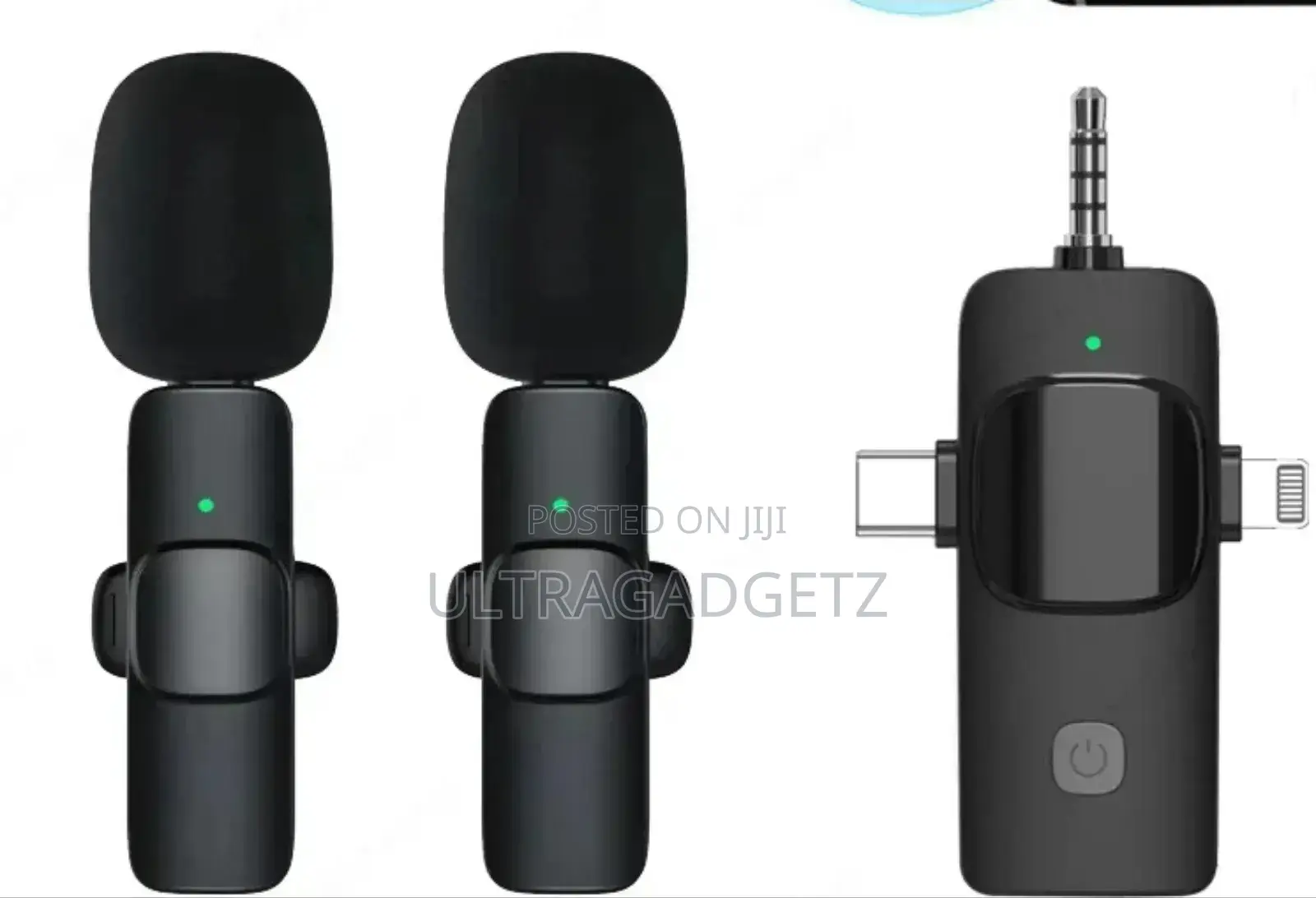 3 In1 Wireless Lavalier Microphone for Android, iPhone.