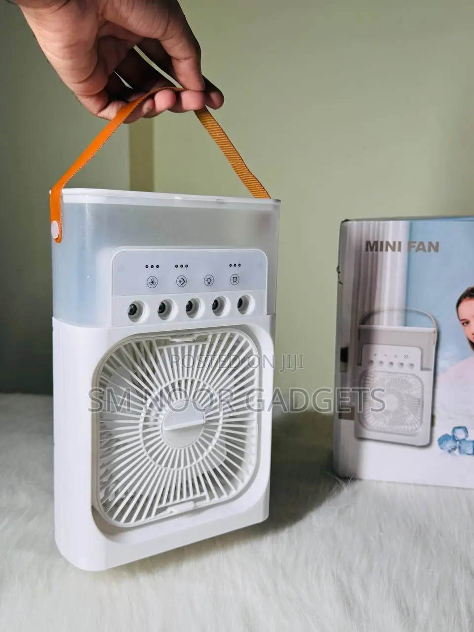 Water Air Cooler Fan With Humidifier Bruss Motor
