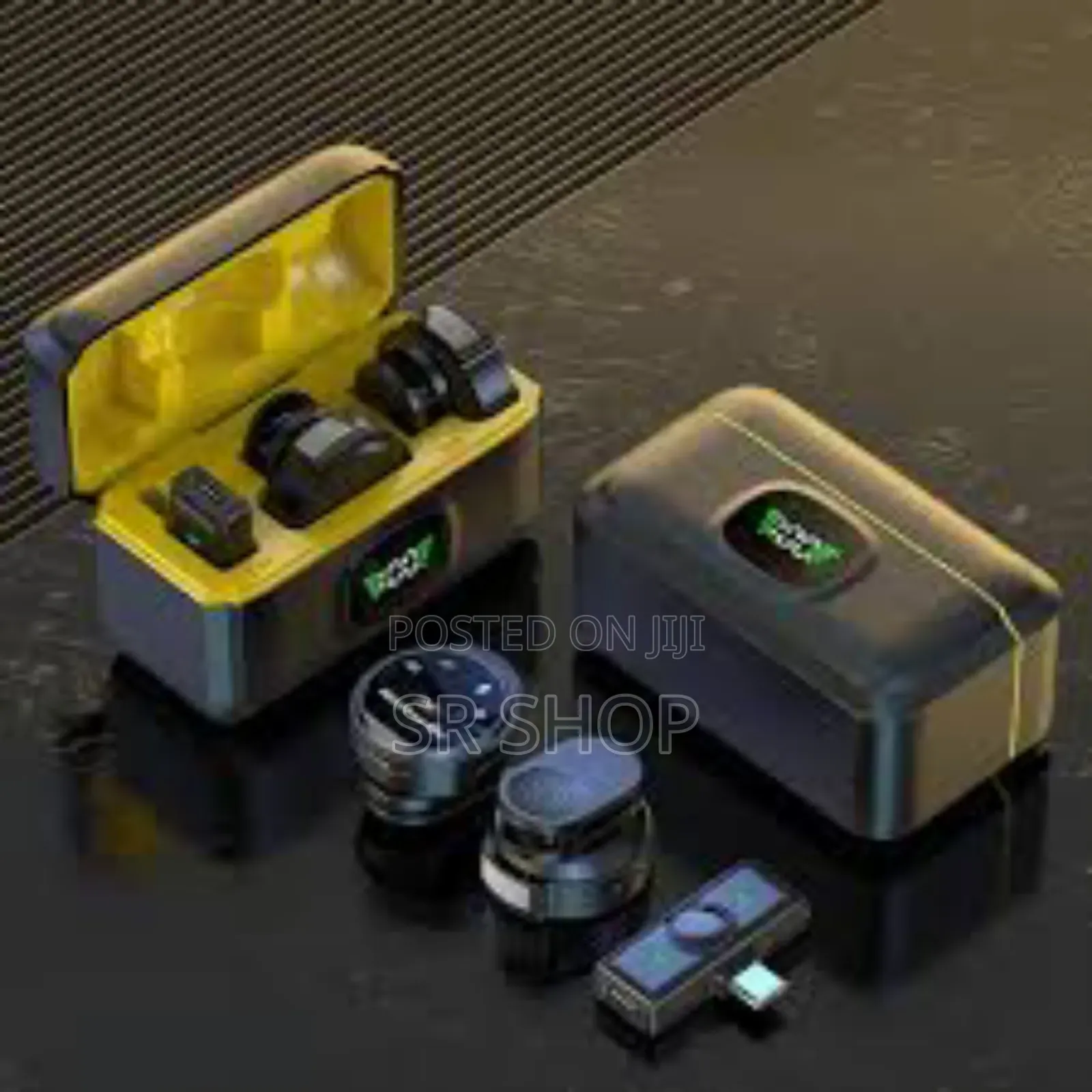 Wireless Round Mini Magnetic Neck Lapel Clip Microphone