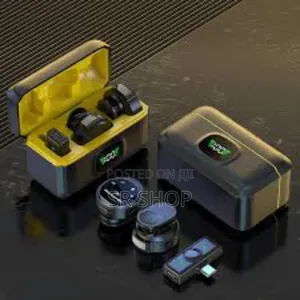 Wireless Round Mini Magnetic Neck Lapel Clip Microphone