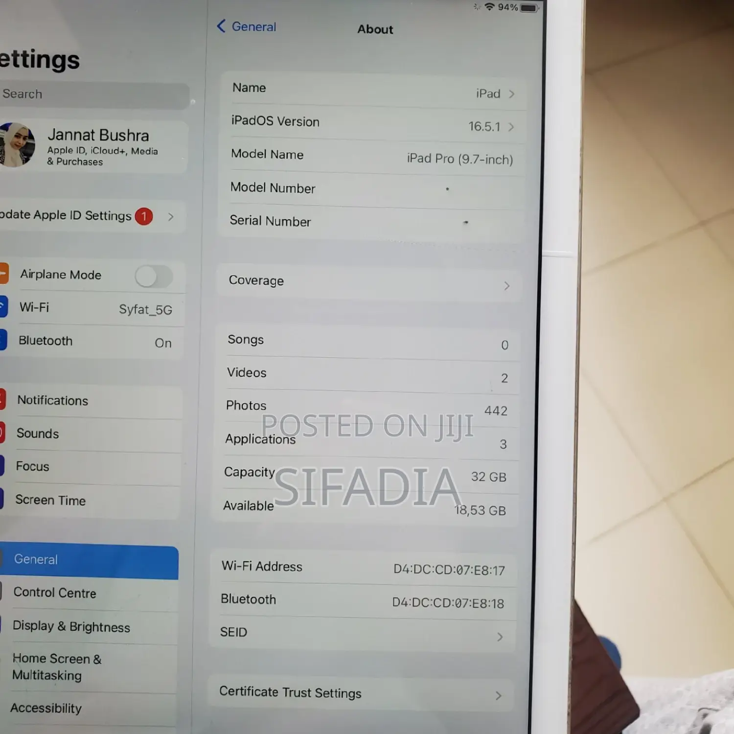 Apple iPad Pro 9.7 (2016) 32 GB Silver