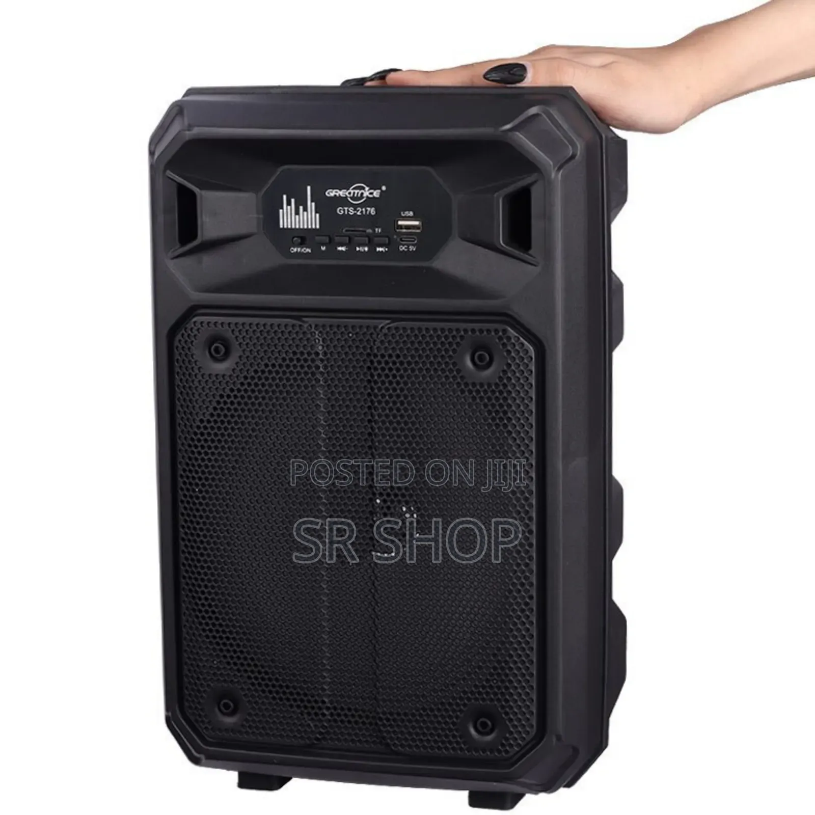 8inchi Speaker Bluetooth GTS-2176 With Microphone Led Lights