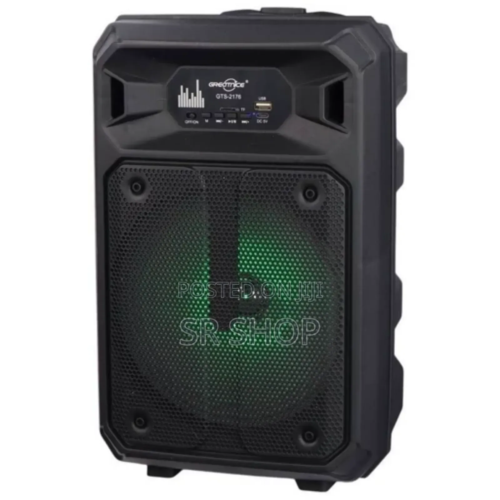 8inchi Speaker Bluetooth GTS-2176 With Microphone Led Lights