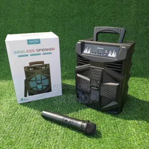 8"Bt Speaker Bluetooth GTS-2137 With Microphone- Led Lights
