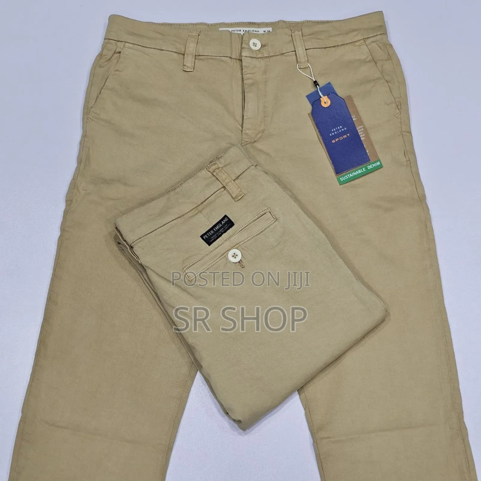 Men's Export Slim Fit Twill Pant-Khaki