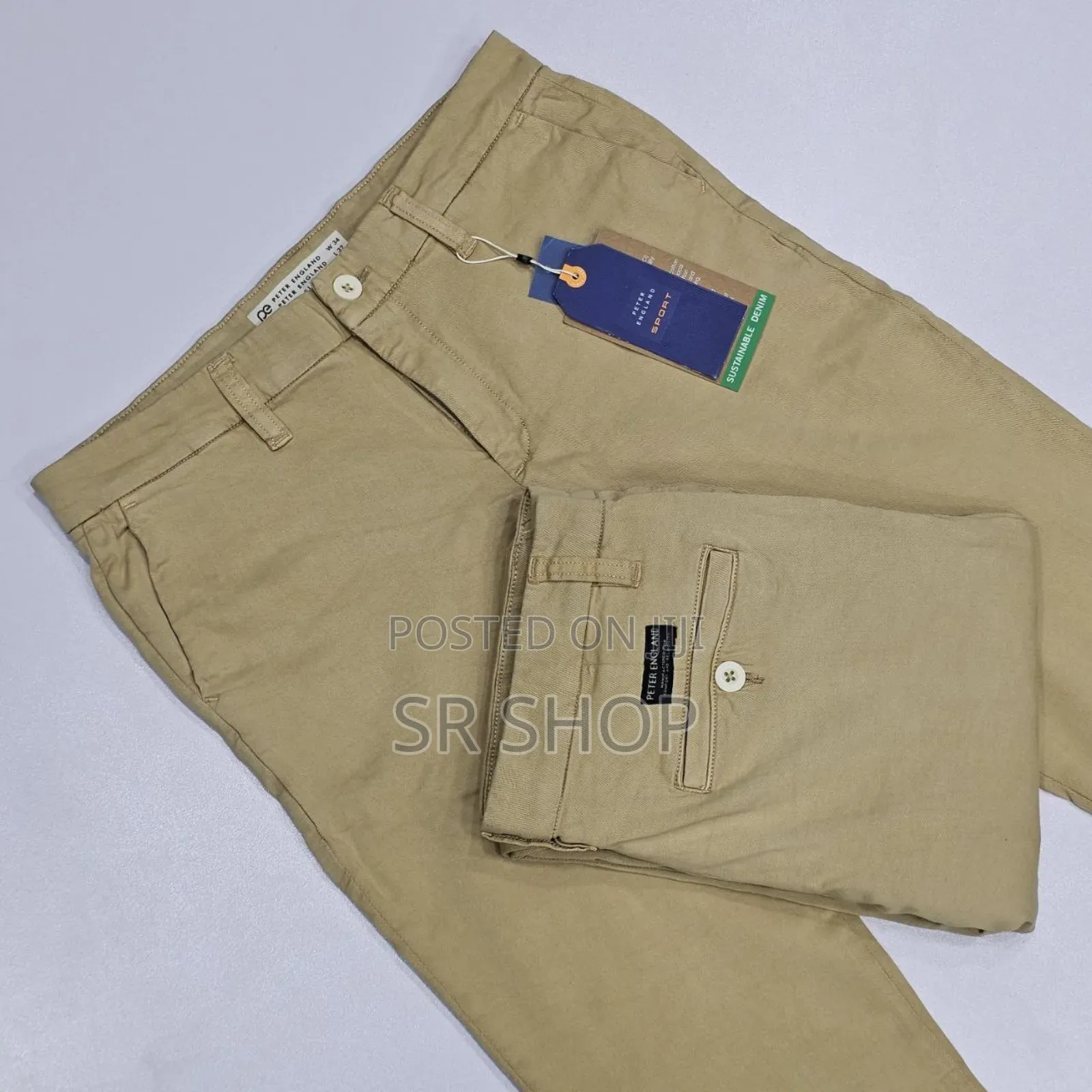 Men's Export Slim Fit Twill Pant-Khaki