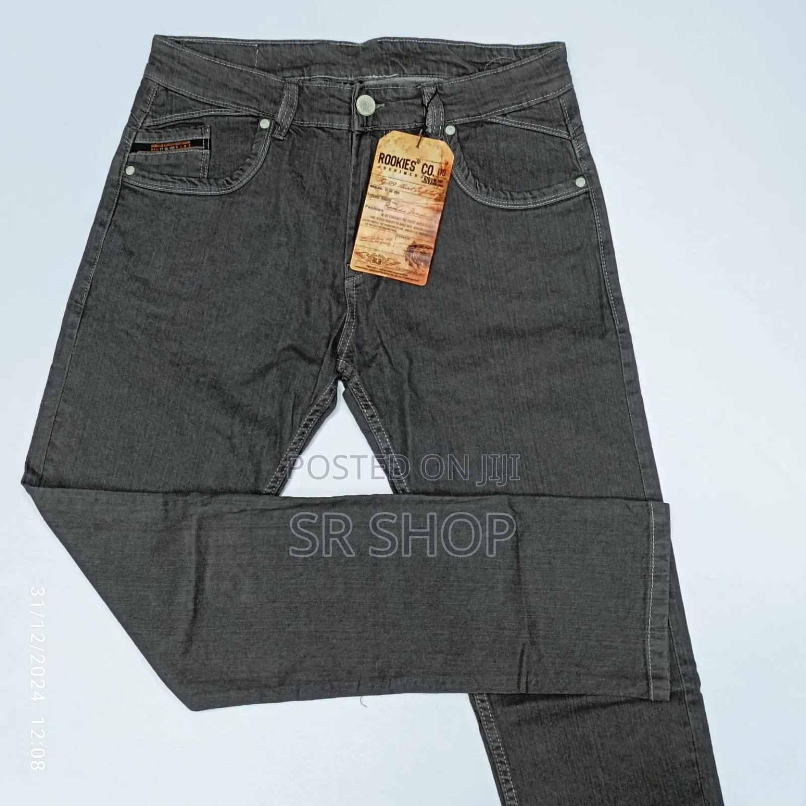 Rookies Export Fit Denim Jeans- Ash