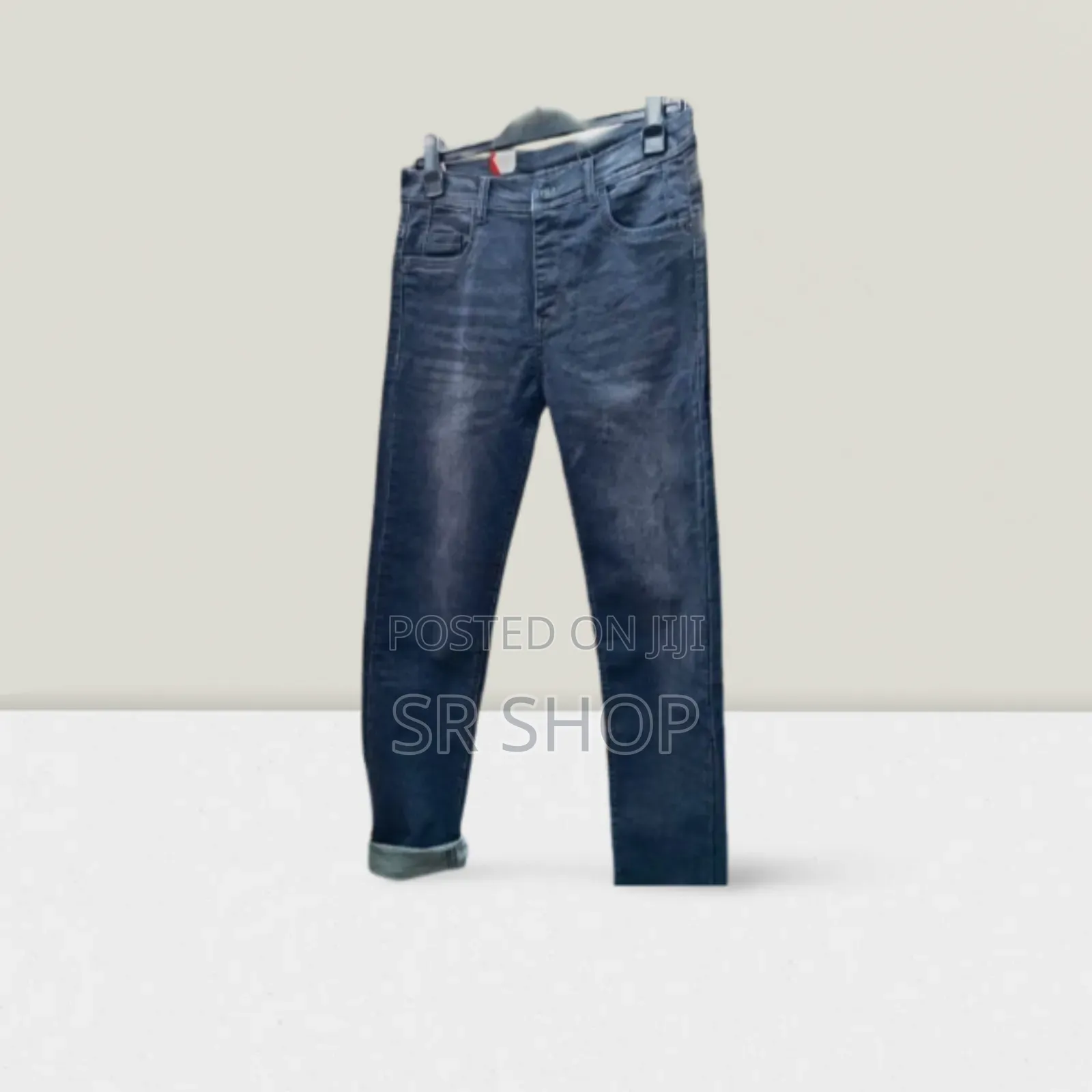 Men's Stretchable Denim Jeans Pant (Ash Dark )