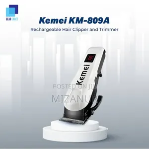 Kemei Km-809a Rechargeable Hair Clipper and Trimmer for Men