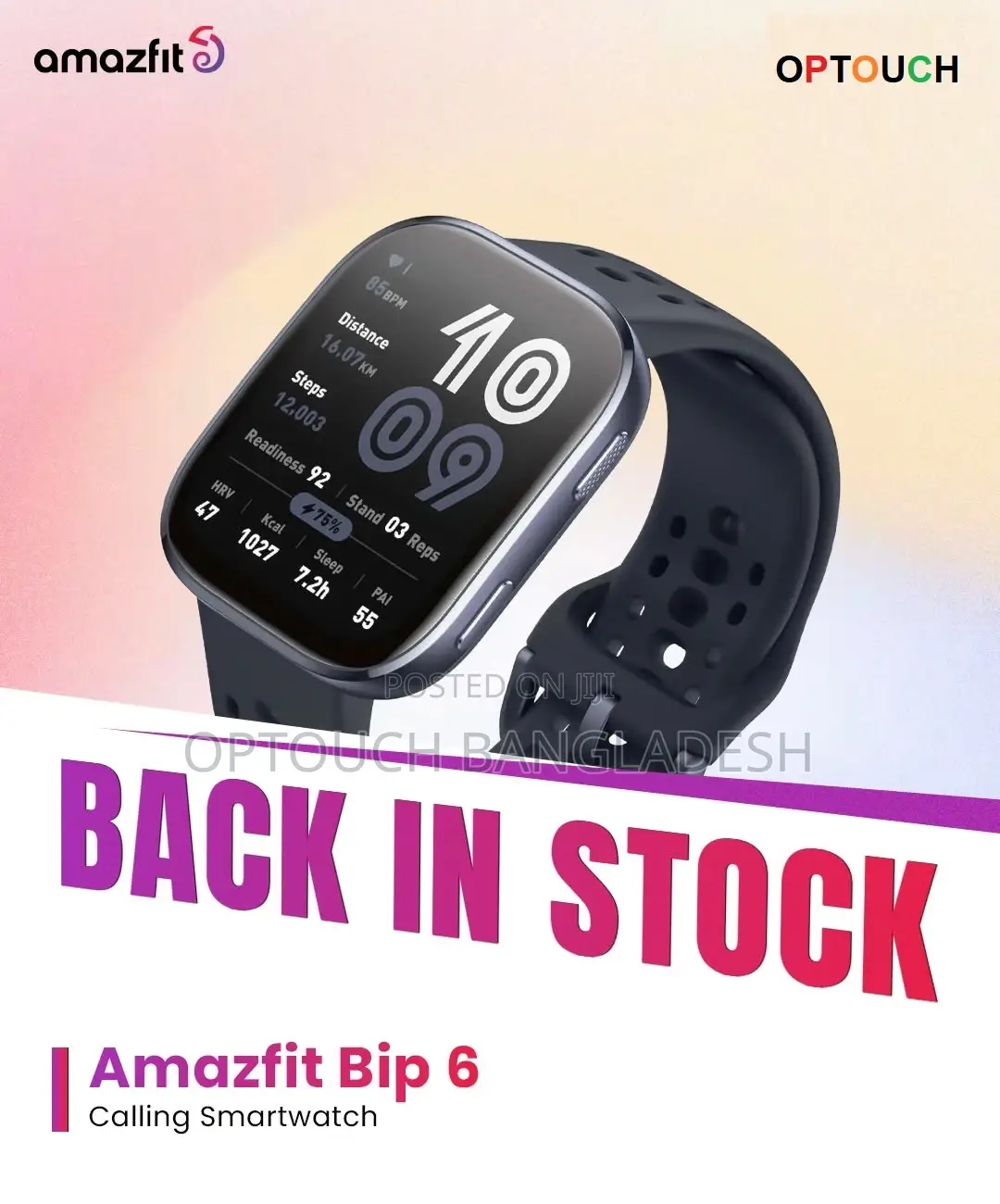 Amazfit Bip 6 Bt Calling Smart Watch With Gps