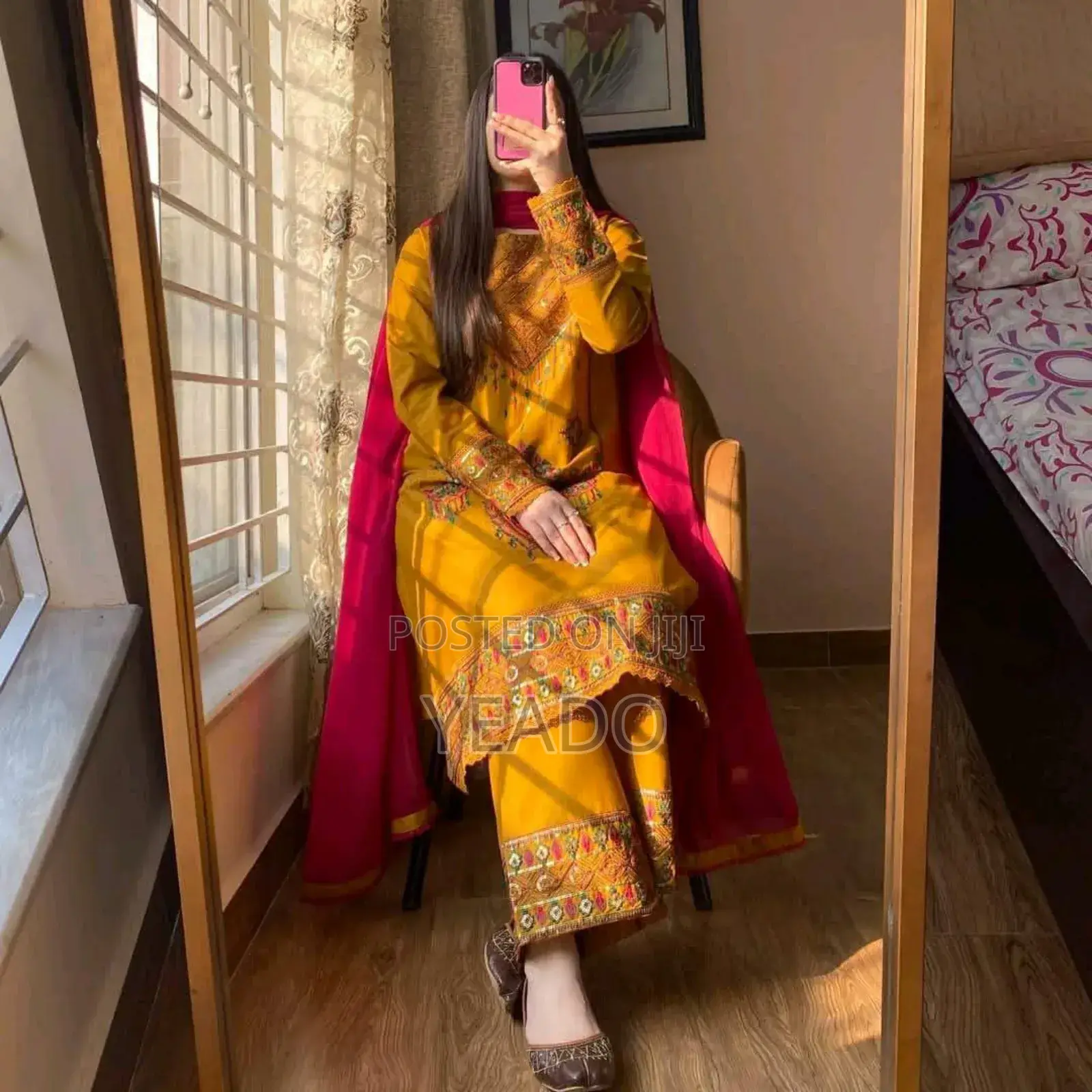 Sequence Embroidery Three Piece