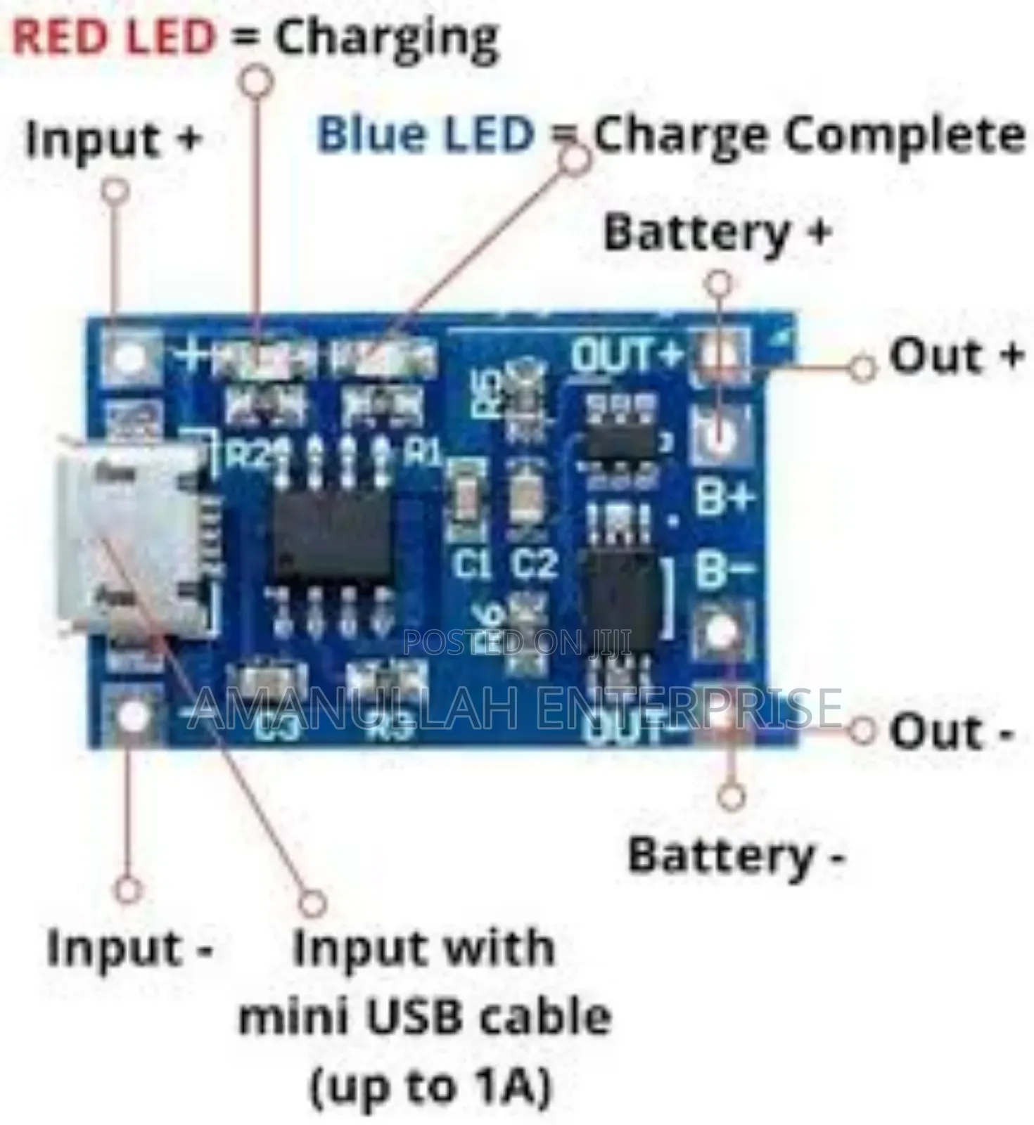 Battery Chargeing Module (Tp-4056