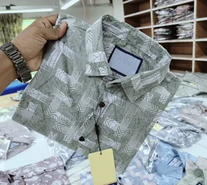 Pure Cotton Full Sleeve Print Shirt for Men's