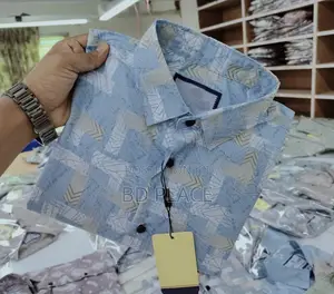 Pure Cotton Full Sleeve Print Shirt for Men's