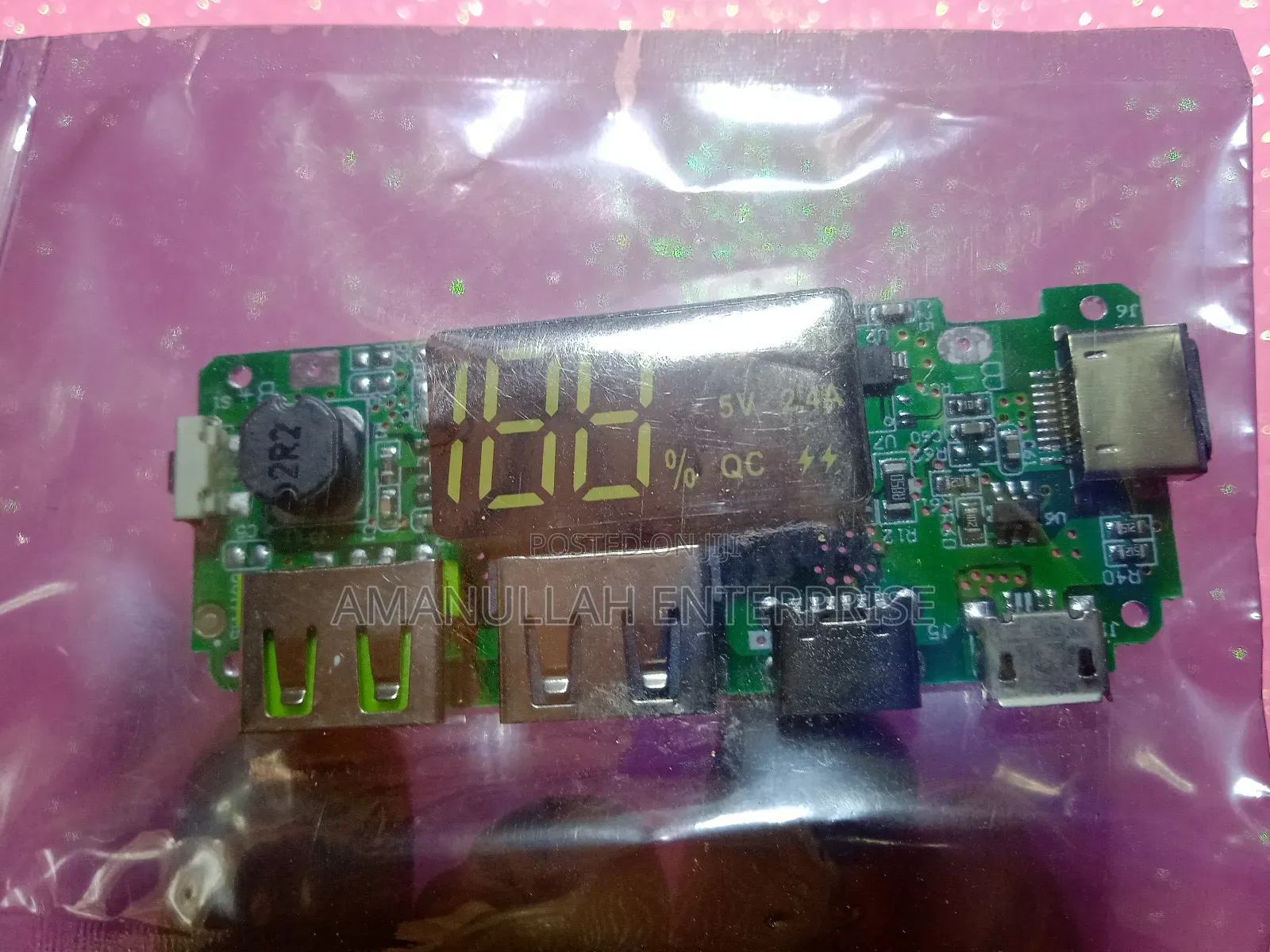 Power Bank Circuit With Display. Power Bank for Diy Use