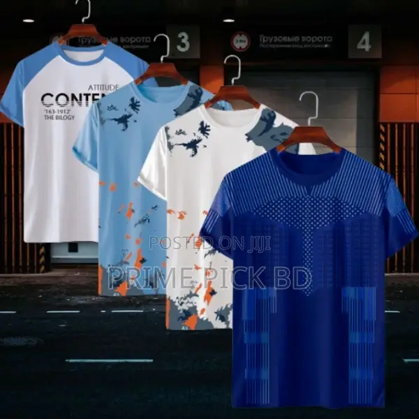 Stylish Comfortable Sports T-Shirt 4 PCS Combo – Summer