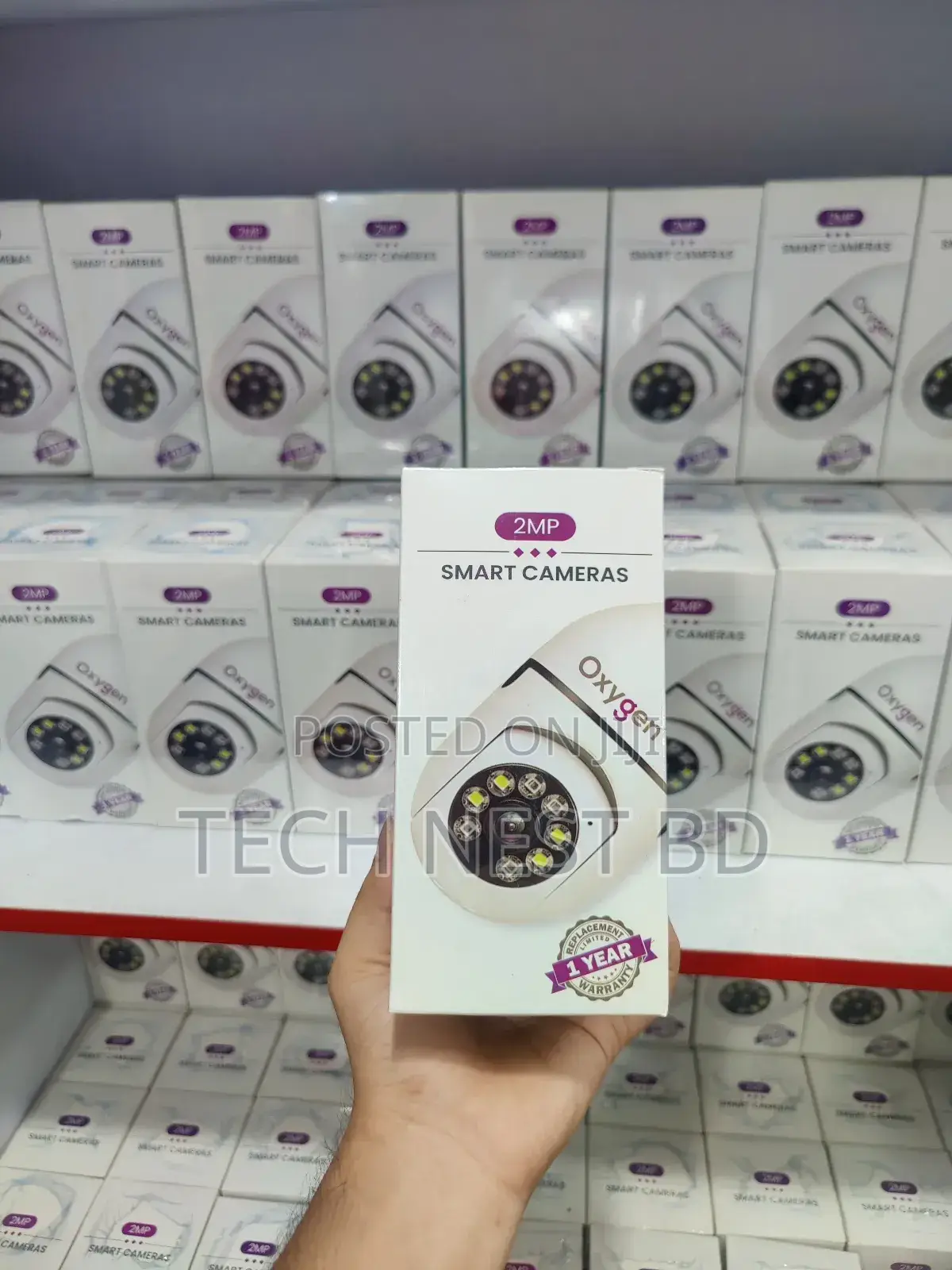 Oxygen V380 Pro Single Lens E27 Ip Bulb Wi-Fi Smart Camera