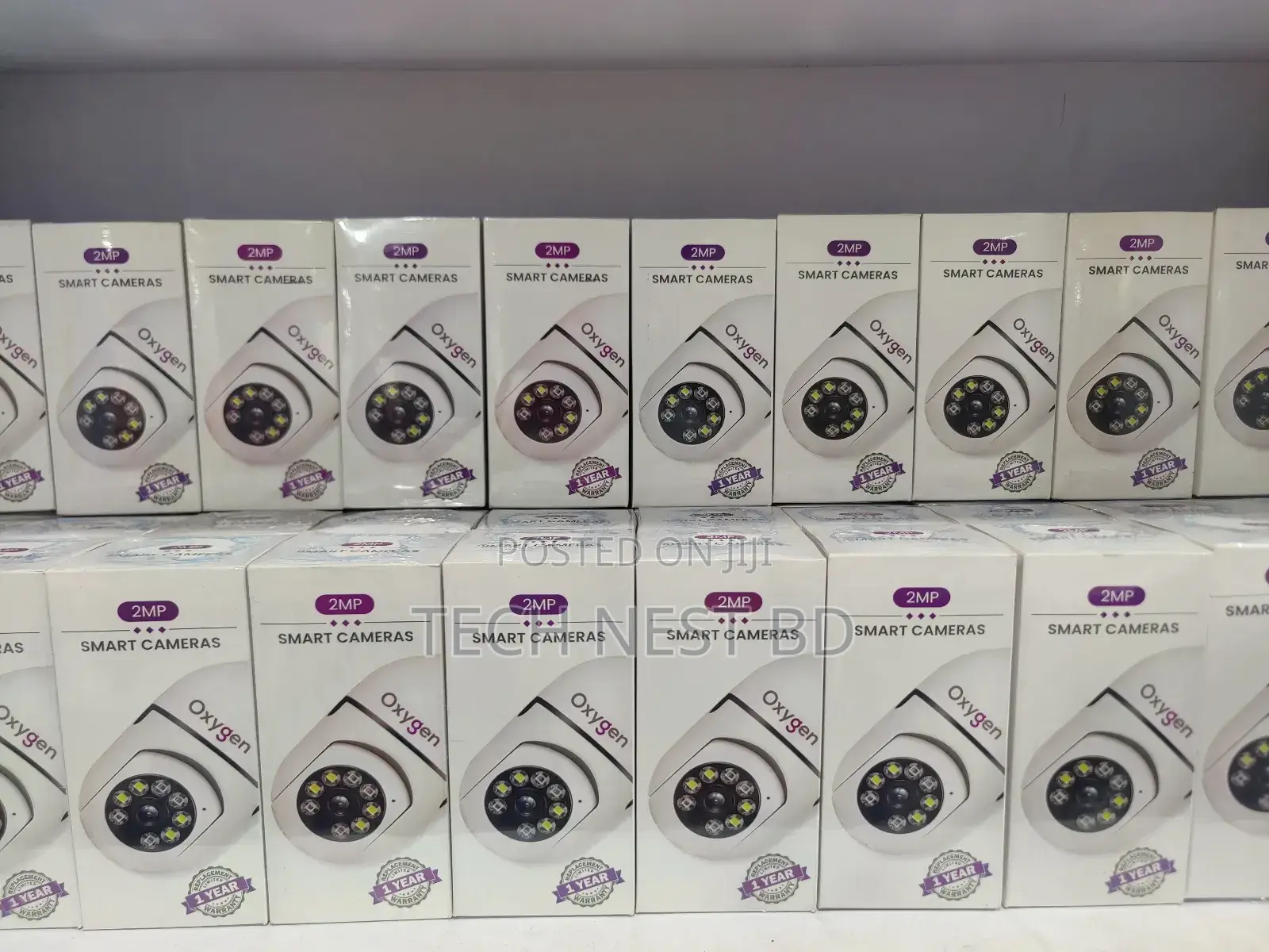 Oxygen V380 Pro Single Lens E27 Ip Bulb Wi-Fi Smart Camera