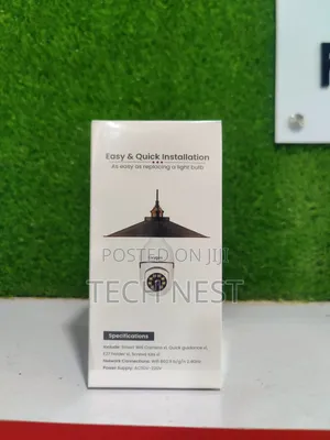 Oxygen V380 Pro Single Lens E27 Ip Bulb Wi-Fi Smart Camera