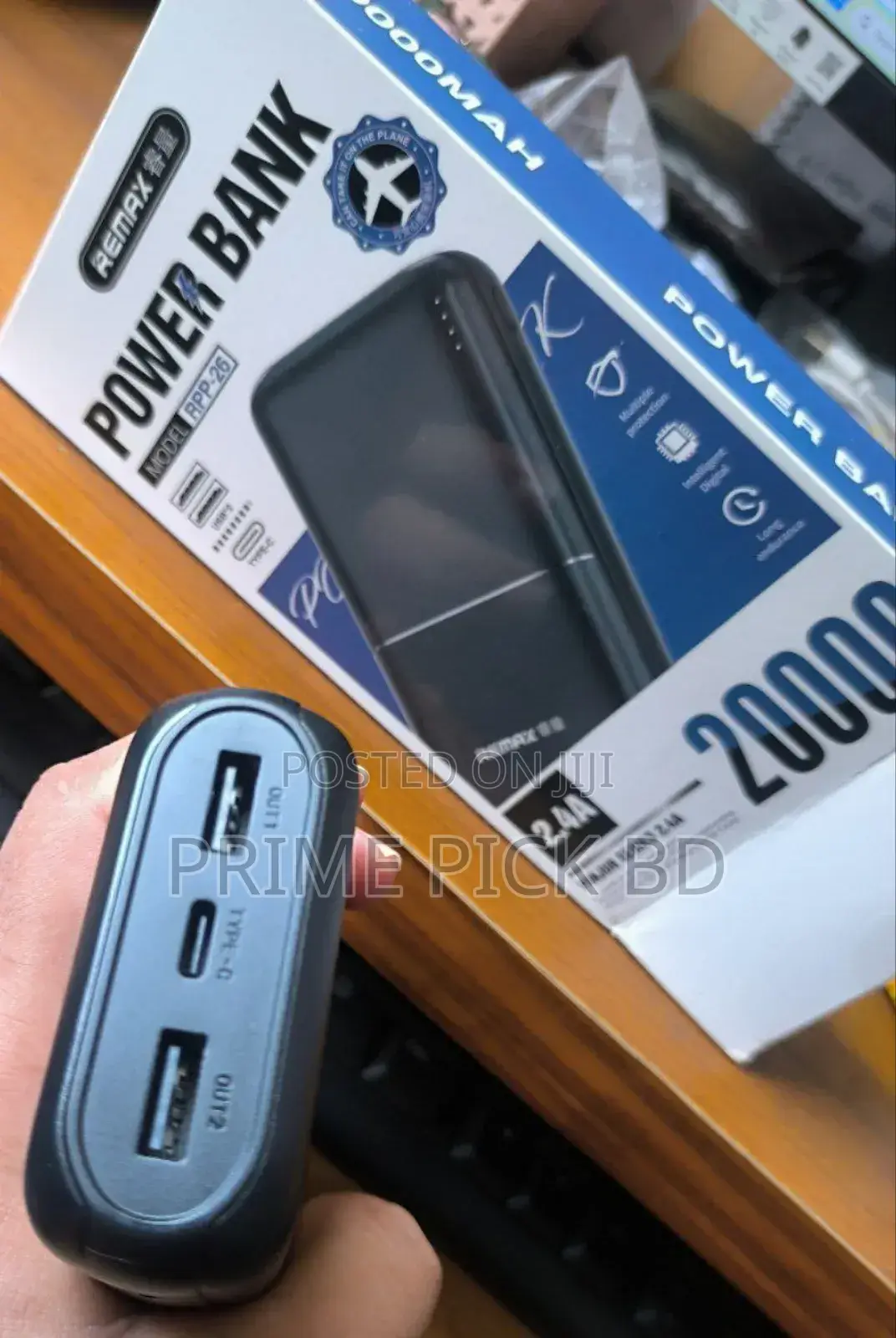 Remax 20000mah Power Bank 3 Months Warranty