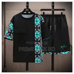 Combo Half T-Shirt and 3 Quarter Pants for Man