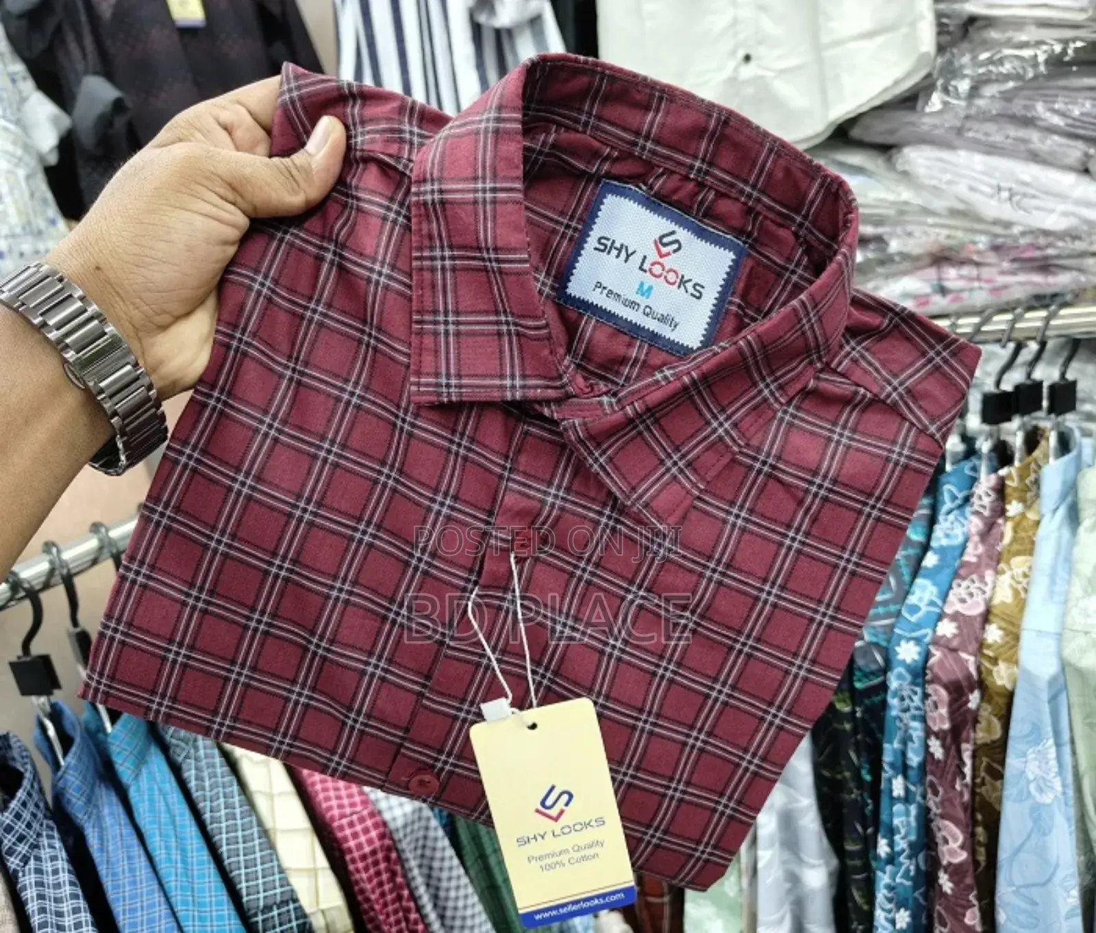 Pure Cotton Full Sleeve Check Shirt