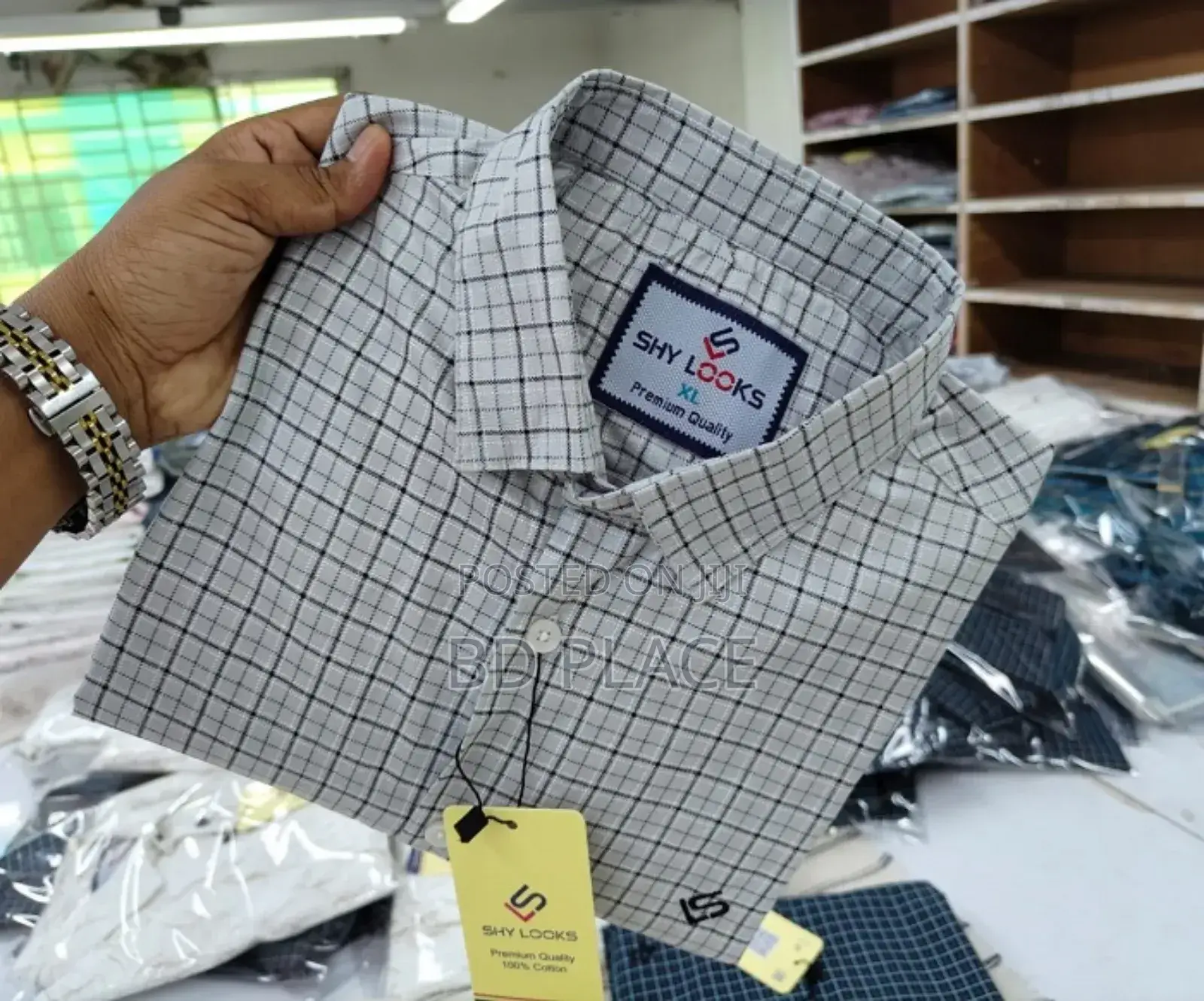 Pure Cotton Full Sleeve Check Shirt