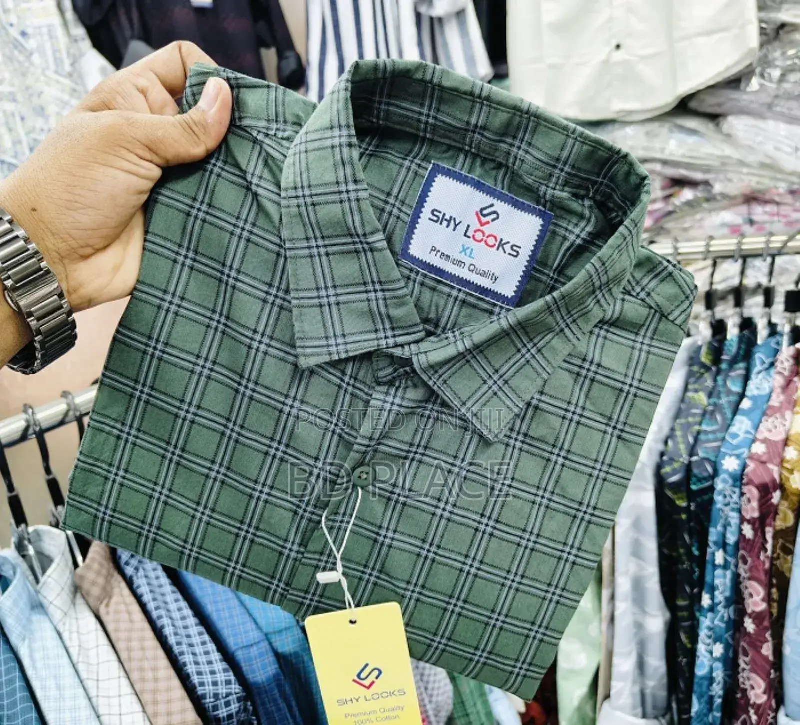 Pure Cotton Full Sleeve Check Shirt