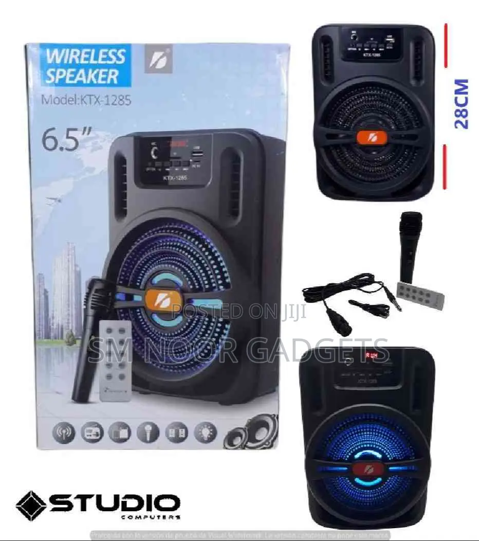 Wireless Bluetooth Speaker With Free Microphone KTX-1285