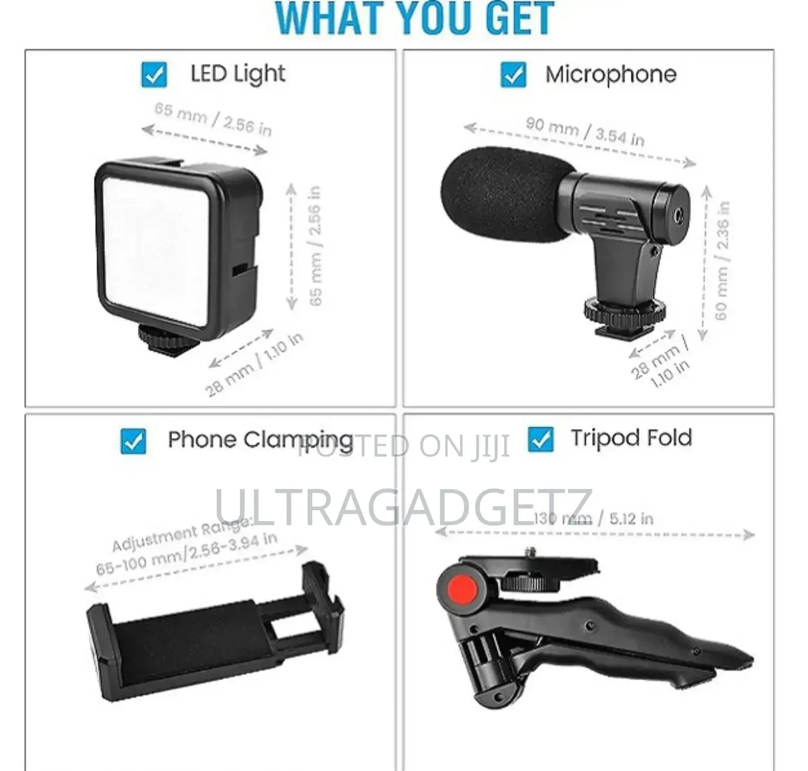 Tripod Kit for Live Broadcast 3 in 1