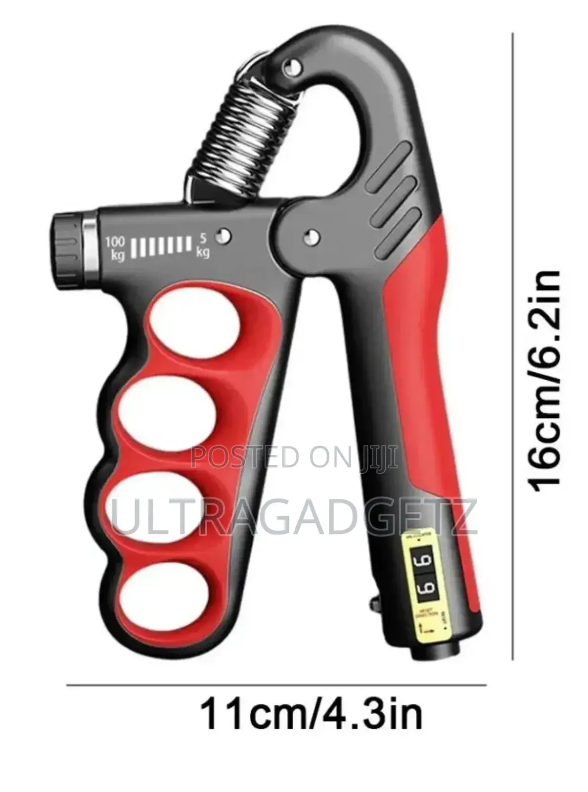 Adjustable Hand Grip Strengthener Trainer With Counter