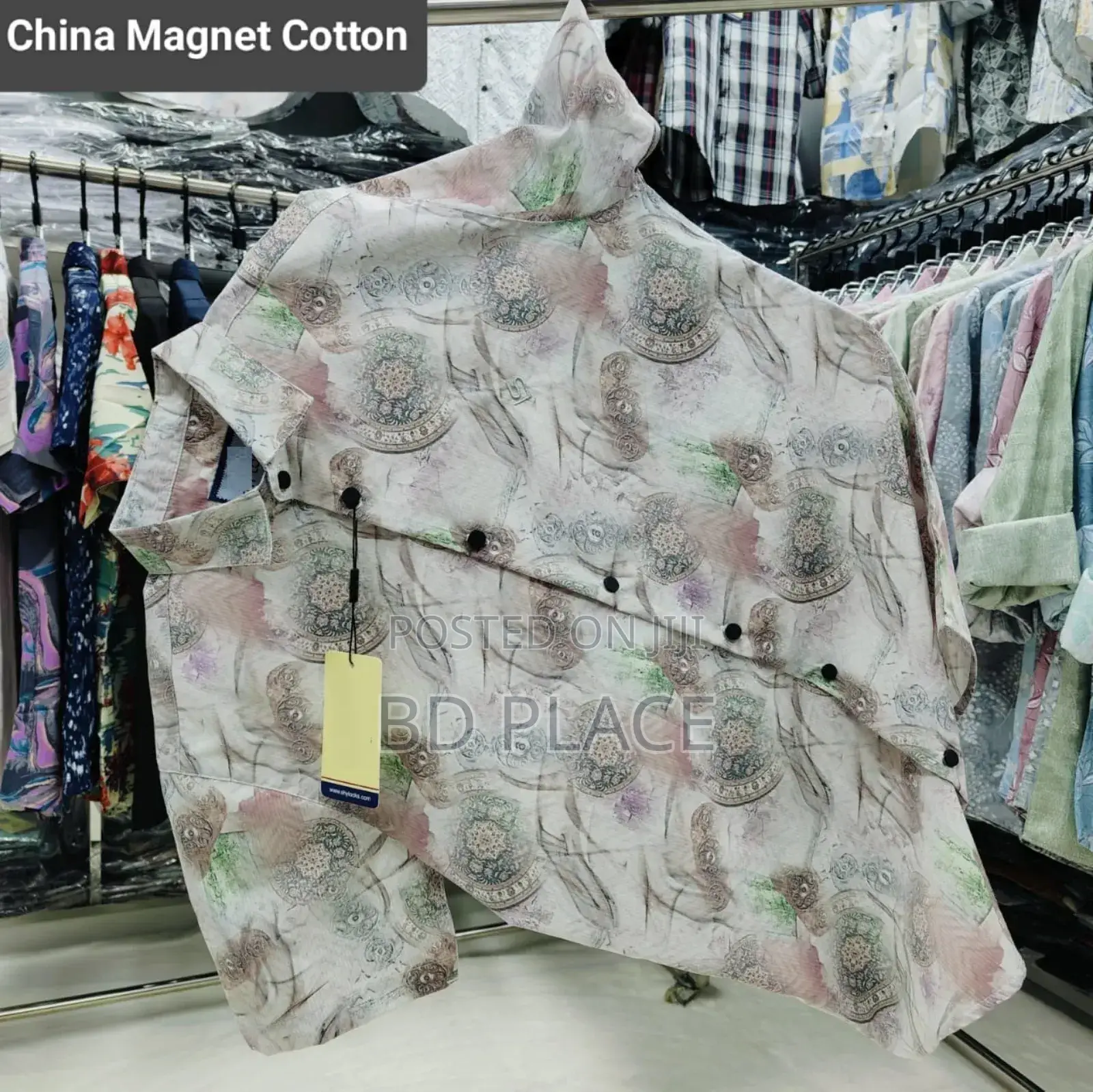 China Magnet Cotton Half Sleeve Shirt