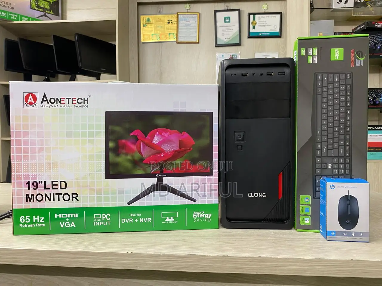 Desktop Computer 8GB Intel Core I3 SSD 128GB