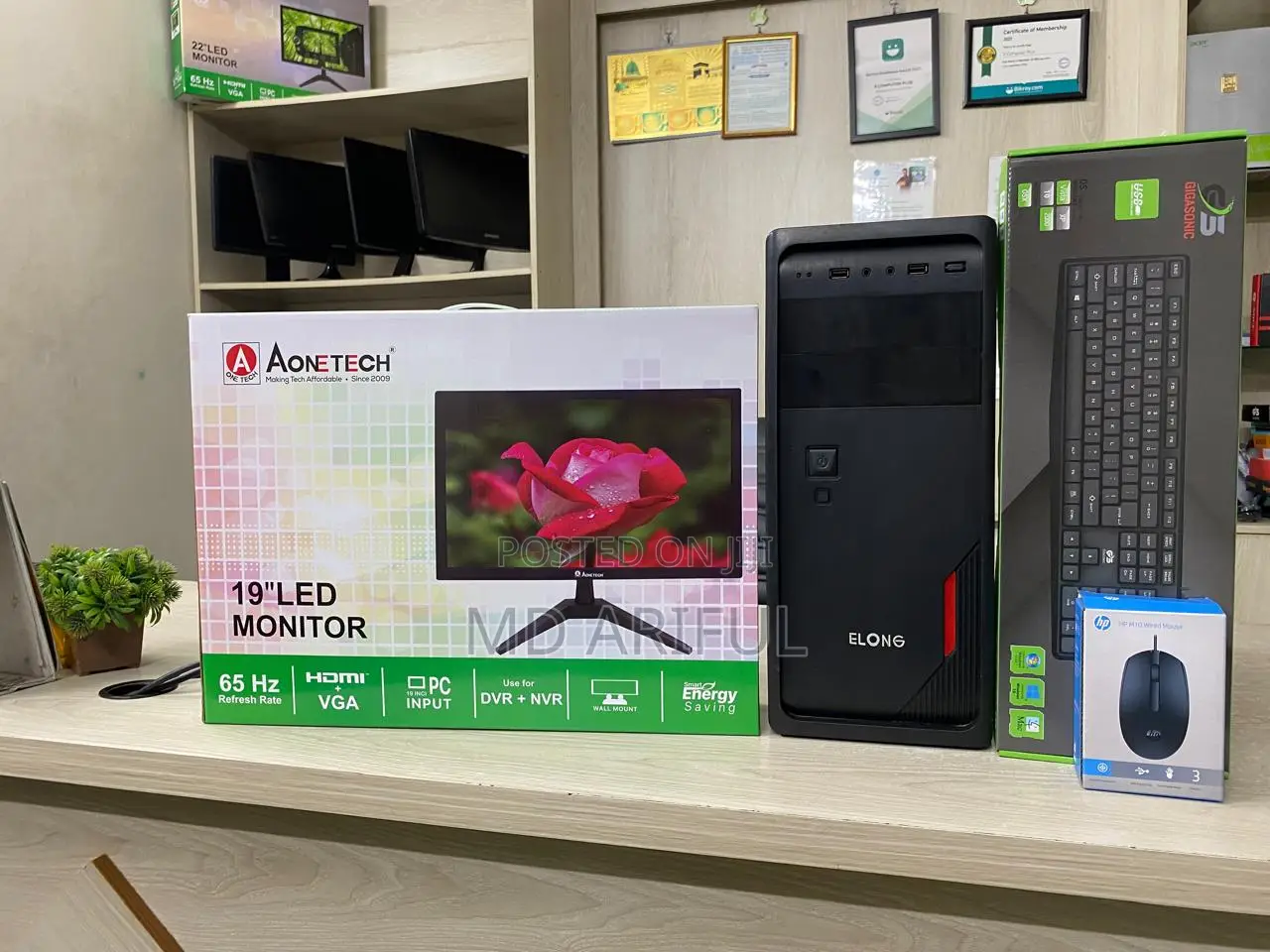 Desktop Computer 8GB Intel Core I3 SSD 128GB