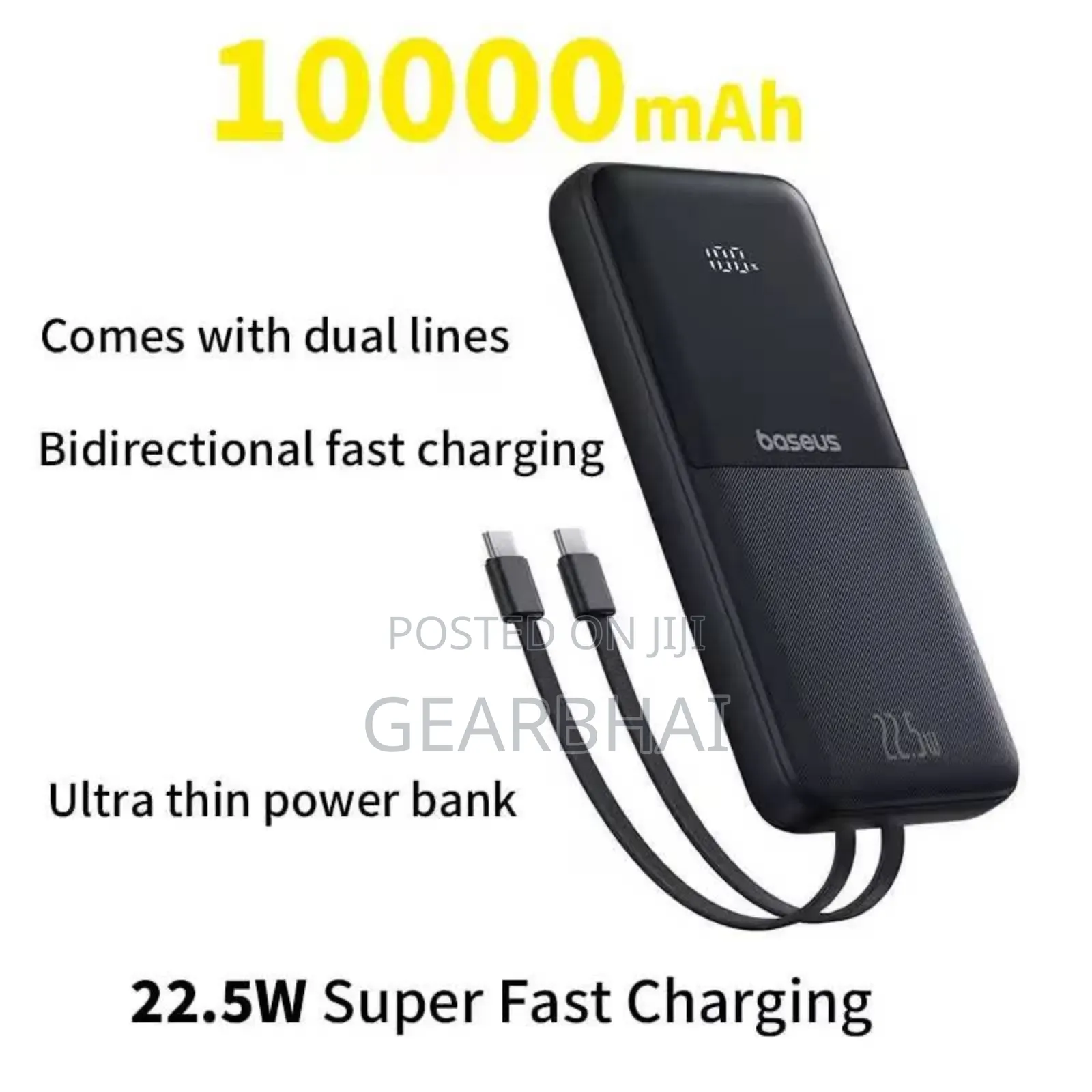 Baseus Ppjp311 Power Bank 10,000 Mah