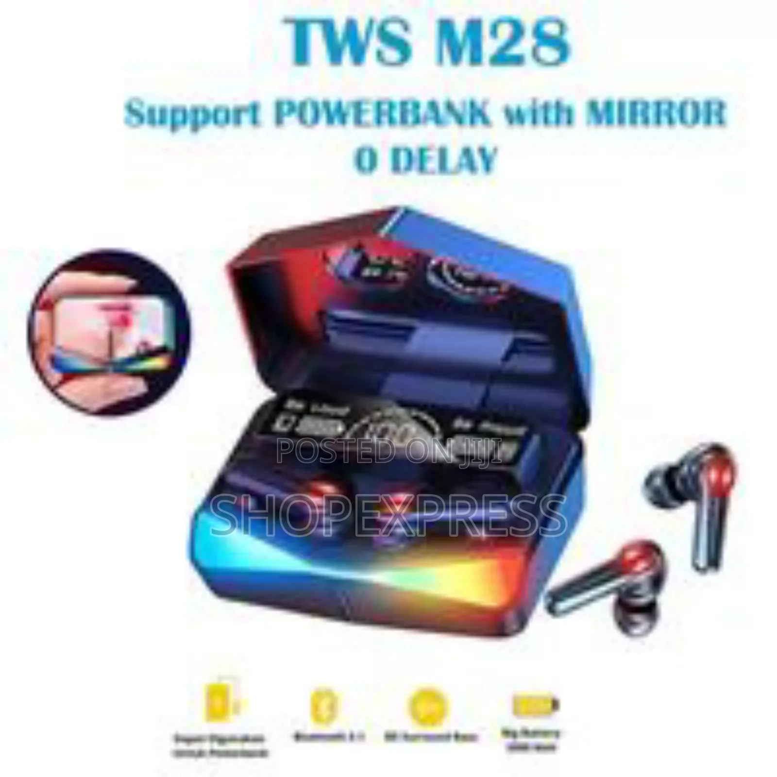 M28 TWS Gamming Airpods