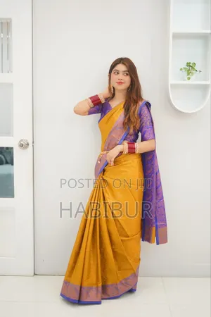 Kanjivaram Katan Saree with Blouse Piece