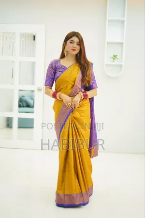 Kanjivaram Katan Saree with Blouse Piece