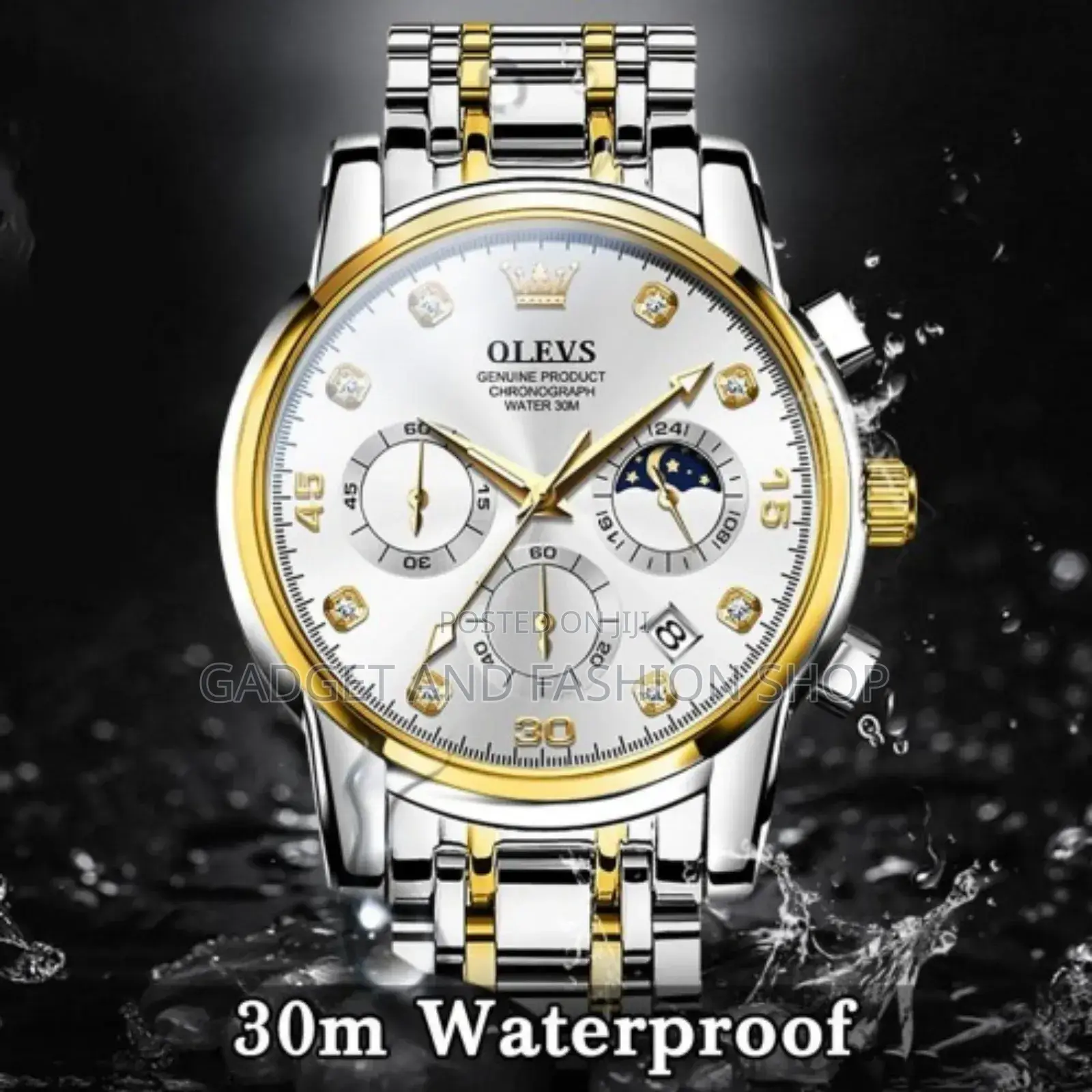 Olevs 2859 Top Brand Luxury Business Watch in Bangladesh
