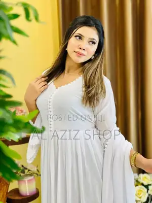 Indian Georgette 2-Piece Gown