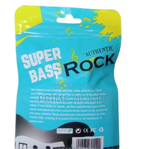 Authentic Rock Super Bass Earphone Premium Sound by Sonilex