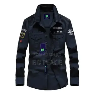 American Military Embroidery Shirt