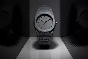 D1 Milano Polycarbon Watch – Matte Black Minimalist Luxury